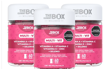 Vitamina A,C,E, zinc y selenio en gomitas💪🏻