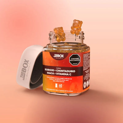 Borojó, chontaduro y maca en gomitas ⚡️