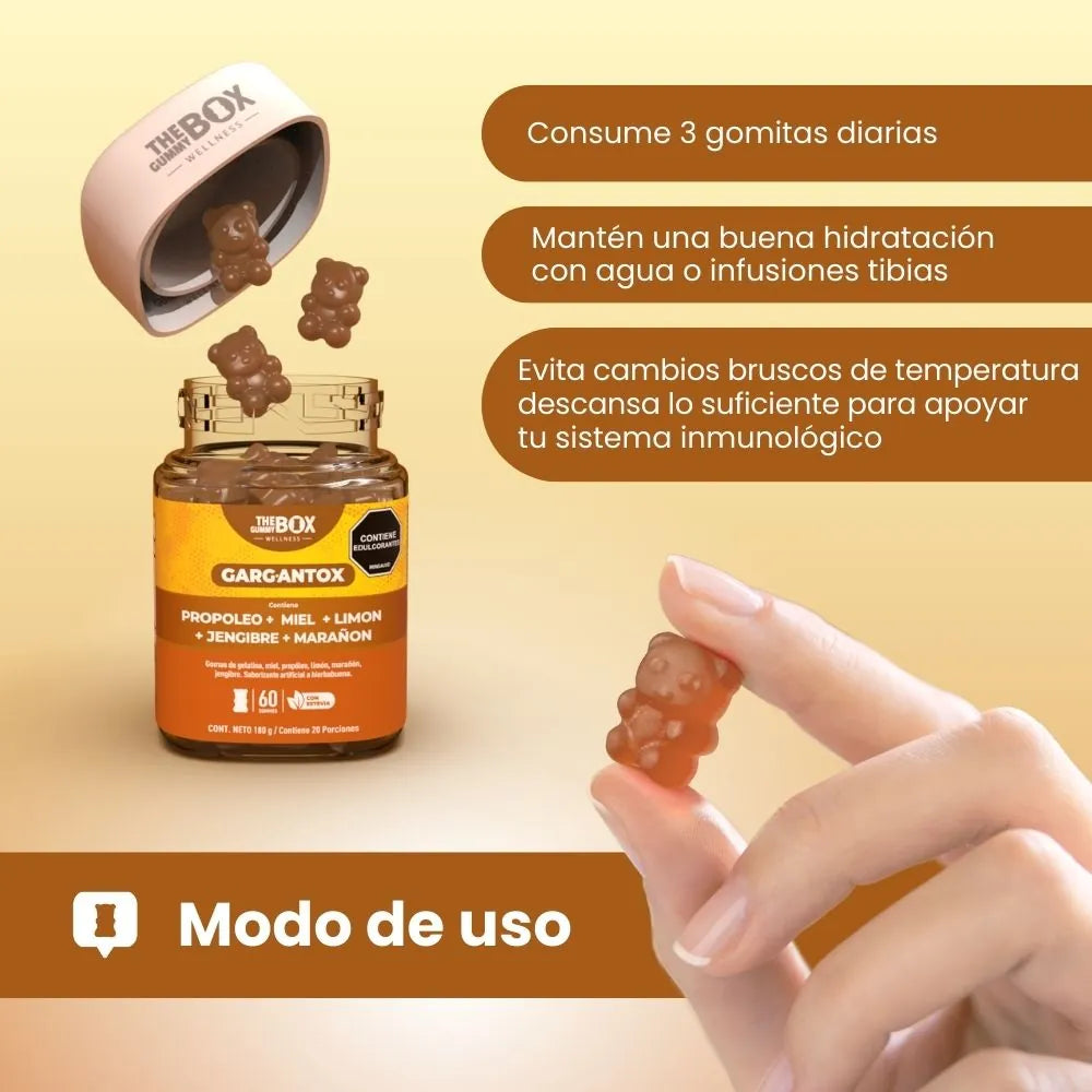 Gargantox en gomitas 🍯