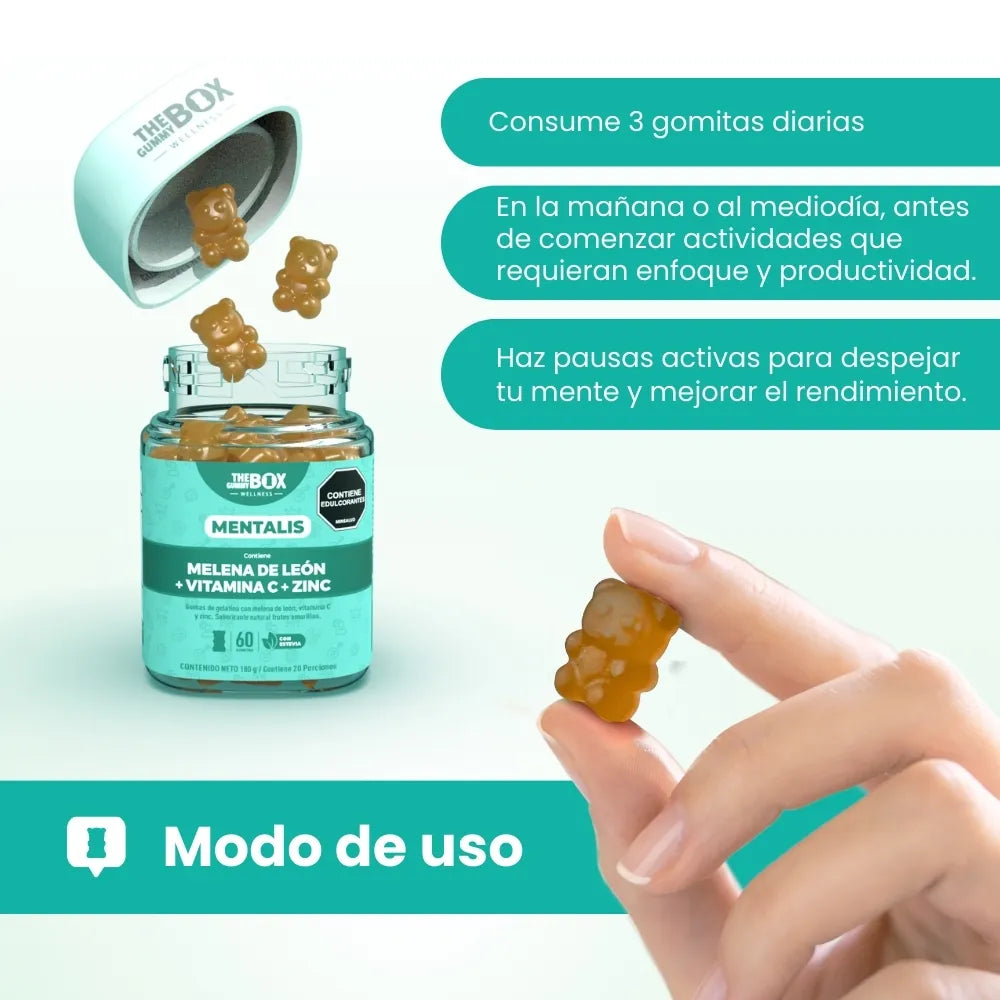 Melena de Leon en gomitas 🧠