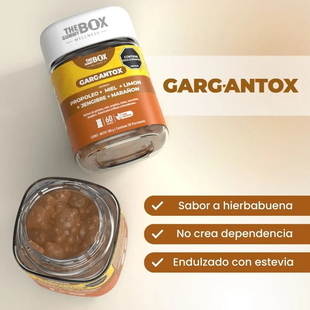 Gargantox en gomitas 🍯