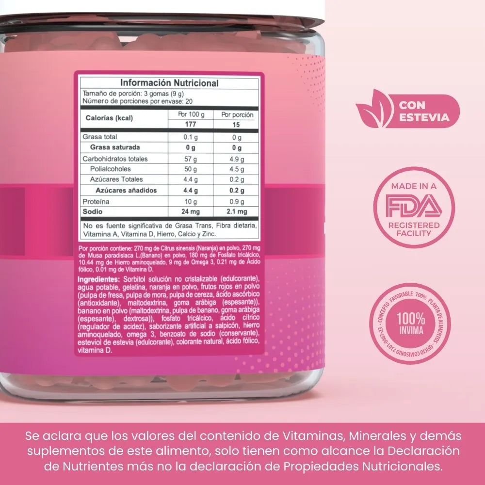 Gestar en gomitas 🌸