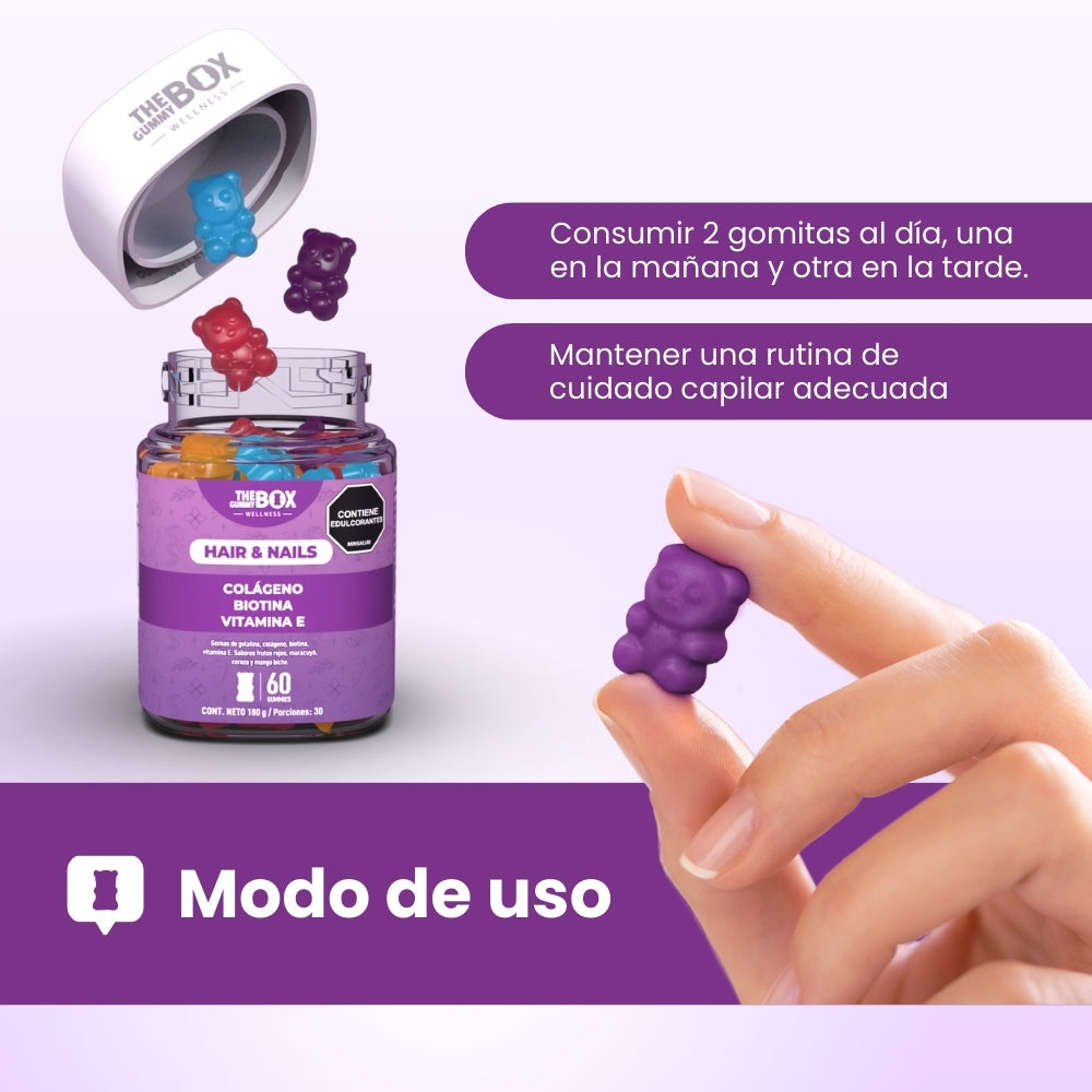 Colageno y biotina en gomitas 💅🏻 - GA
